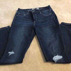 Light Distressed Skinny Jeans